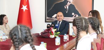 Lefkoşa Büyükelçisi Başçeri, 23 Nisan Çocuk Bayramı kapsamında ilkokul öğrencilerini kabul etti