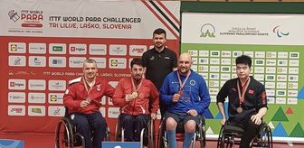Milli para masa tenisçiler, Slovenya'daki turnuvada 2'si altın 4 madalya kazandı