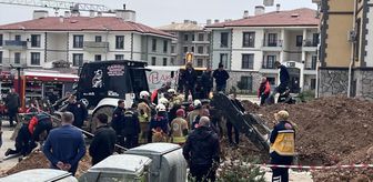Manisa'da göçük altında kalan işçi öldü