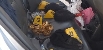 Manisa'da kuyumcudan hırsızlık yapan 3 zanlı kovalamaca sonucu yakalandı