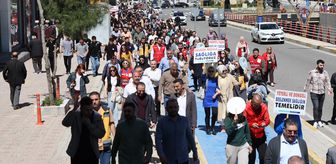 Mardin'de 'Sağlık İçin Hareket Et Günü' kapsamında yürüyüş düzenlendi