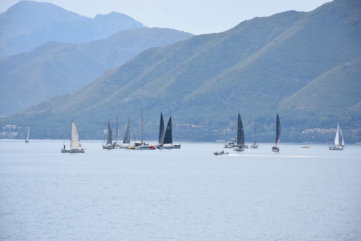 Marmaris MIYC Kış Trofesi Yat Yarışları'nın 6. ayağı başladı