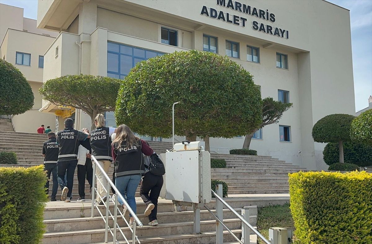 Marmaris'te uyuşturucu operasyonunda 4 zanlı tutuklandı