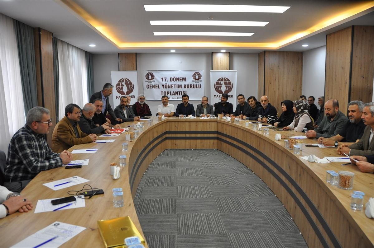 MAZLUMDER yönetim kurulu üyeleri Mardin'de toplandı