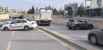 Mersin'de cip ile otomobilin çarpıştığı kazada 2 kişi yaralandı