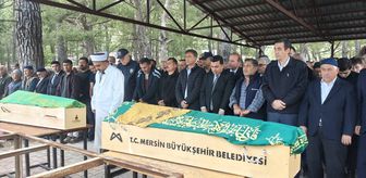 Mersin'de evde fenalaşmaları sonucu yaşamını yitiren 2 kardeşin cenazeleri defnedildi