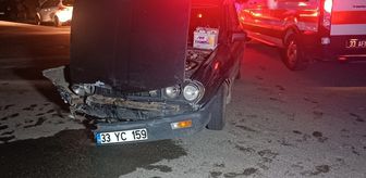 Mersin'de trafik kazasında 2 kişi yaralandı