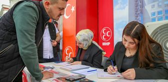 MHP Diyarbakır İl Başkanlığında yeni katılan üyelere rozet takıldı