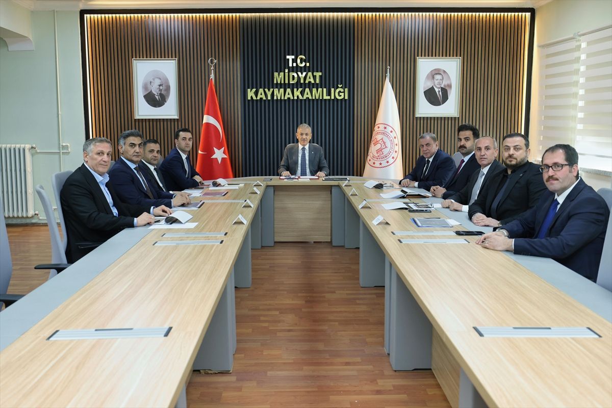 Midyat Organize Sanayi Bölgesi'nde yönetim kurulu toplantısı yapıldı