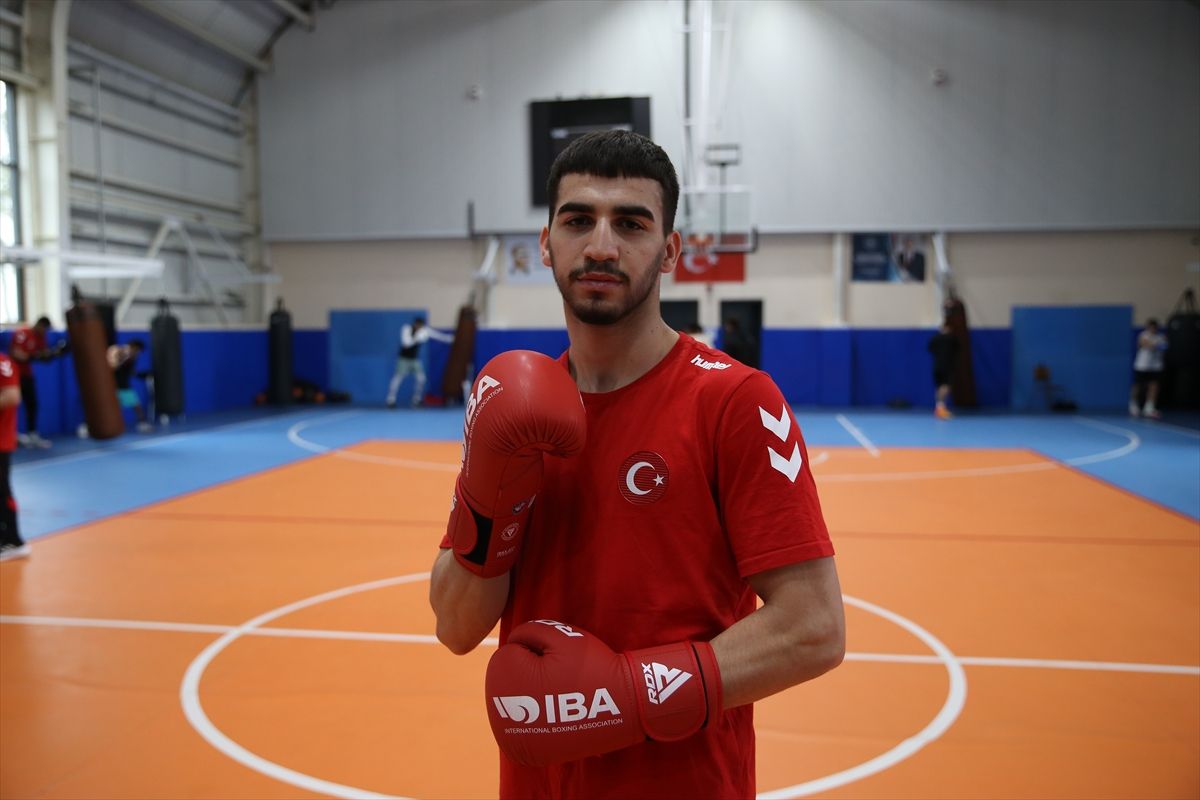 Milli boksör Refik Kartal, Akdeniz Oyunları'nda şampiyonluk hedefiyle yumruk sallıyor Açıklaması
