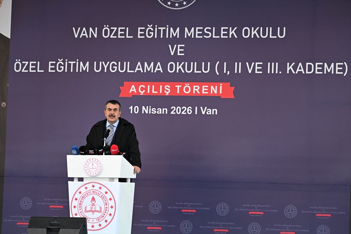Milli Eğitim Bakanı Tekin, Van'da açılış töreninde konuştu Açıklaması