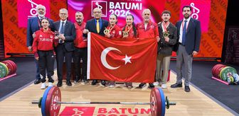 Milli halterci Cansel Özkan, Avrupa Şampiyonası'nda 3 bronz madalya kazandı