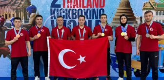 Milli kick boksçular Tayland'da 7 madalya kazandı