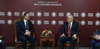Milli Savunma Bakanı Güler, Çin Halk Cumhuriyeti Ankara Büyükelçisi Xuebin'i kabul etti