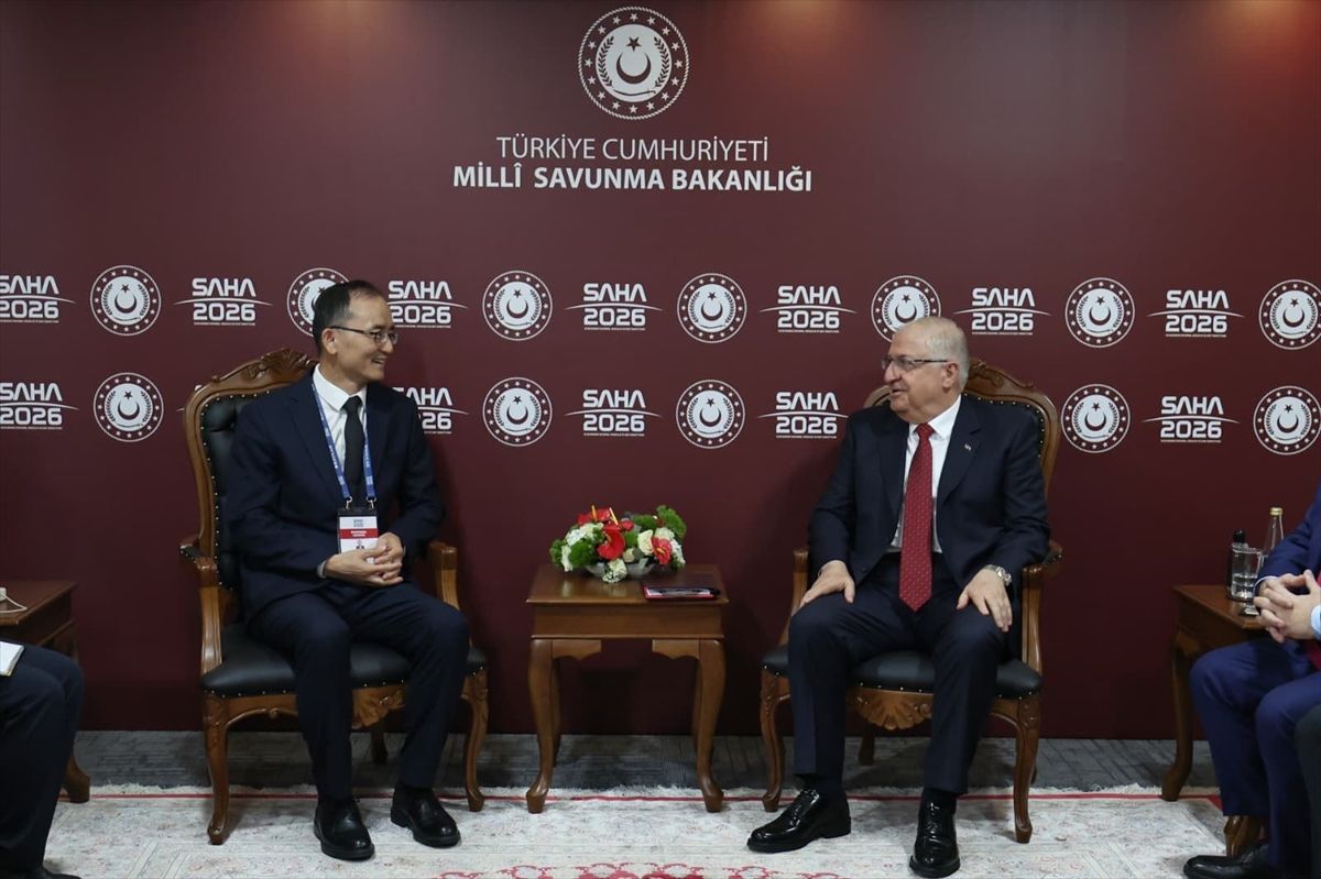 Milli Savunma Bakanı Güler, Çin Halk Cumhuriyeti Ankara Büyükelçisi Xuebin'i kabul etti