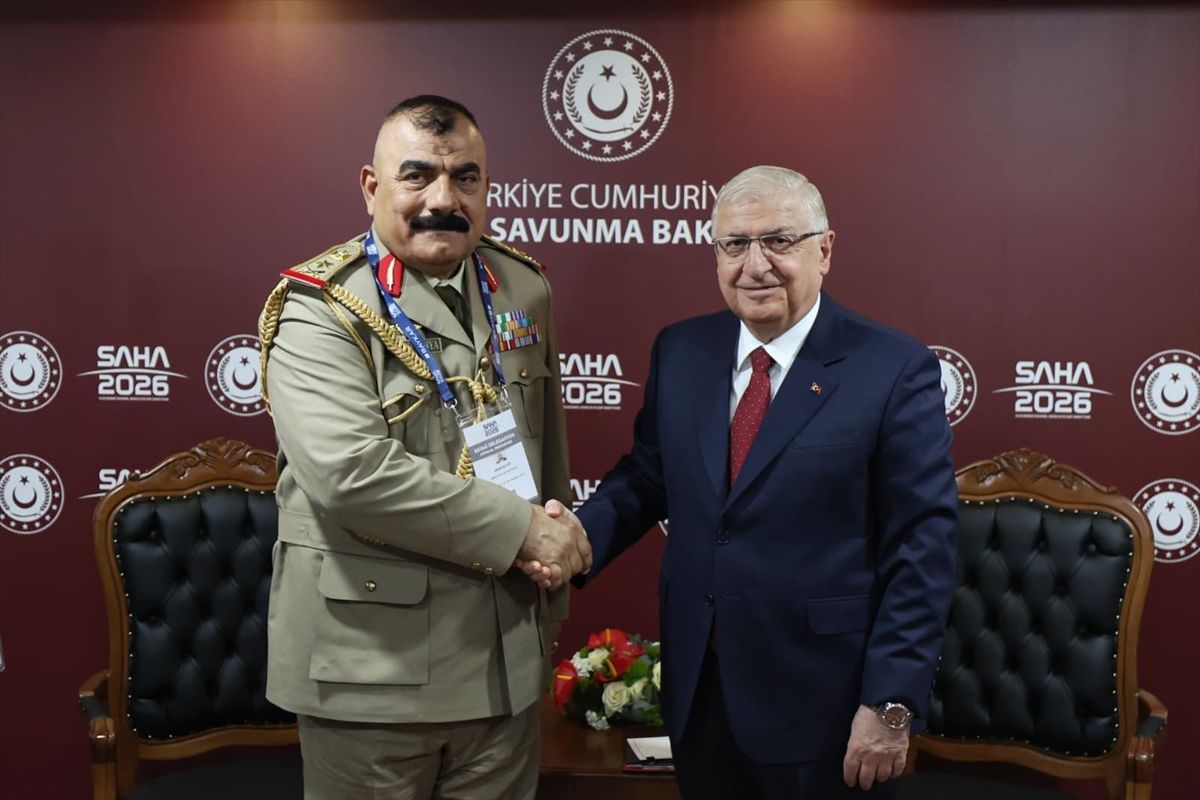 Milli Savunma Bakanı Güler, Irak Genelkurmay Başkan Yardımcısı Korgeneral Harbiye'yi kabul etti