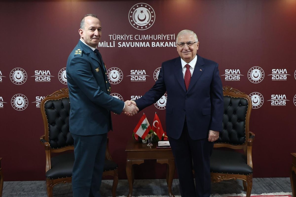 Milli Savunma Bakanı Güler, Lübnan Silahlı Kuvvetleri Komutanı Korgeneral Haykal'ı kabul etti