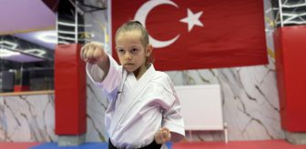 Minik milli karateci Ayza Akgün'ün hedefi Balkan şampiyonluğu