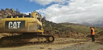 Muş-Kulp kara yolunda heyelan nedeniyle ulaşım sağlanamıyor