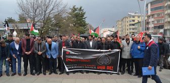 Muş'ta İsrail'in Filistinli esirleri hedef alan 'idam yasası'na tepki