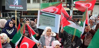 Nazilli'de İsrail'in Filistinli esirleri hedef alan 'idam yasası' protesto edildi