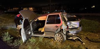Nevşehir'de devrilen otomobildeki 3 kişi yaralandı