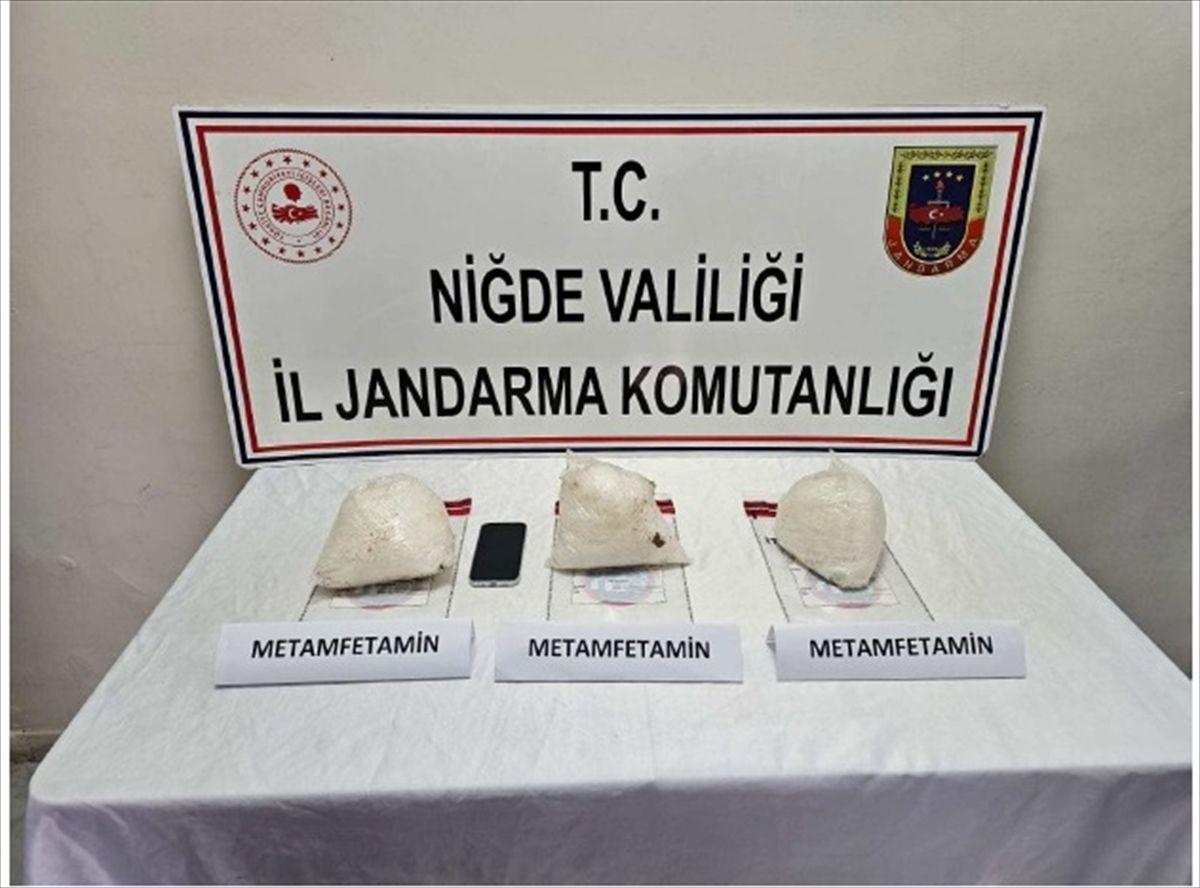 Niğde'de 3 kilo 150 gram sentetik uyuşturucu ele geçirildi