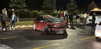 Niğde'de devrilen otomobildeki 1 kişi yaralandı