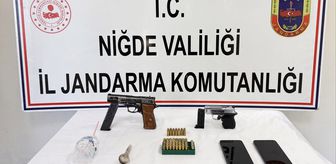 Niğde'de ruhsatsız silah operasyonunda 1 zanlı yakalandı