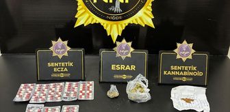 Niğde'de uyuşturucu operasyonlarında yakalanan 4 zanlı tutuklandı