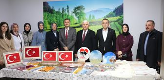 Of'ta el sanatları öğrenen kursiyerlere sertifikaları verildi