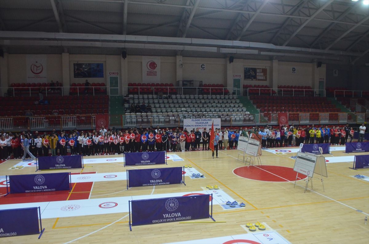 Okul Sporları Floor Curling Yıldızlar Türkiye Şampiyonası Yalova'da başladı