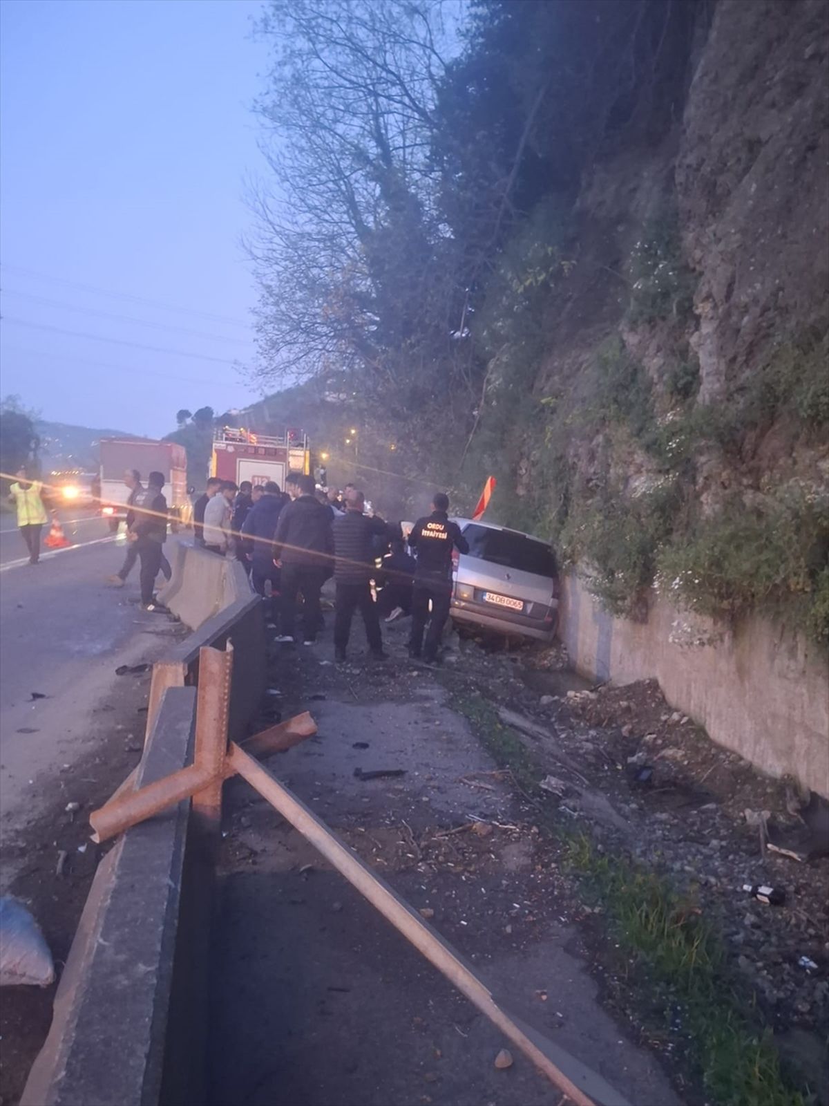 Ordu'da bir polis memuru trafik kazasında hayatını kaybetti