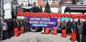 Ordu'da üreticilere 45 ton tohumluk patates dağıtıldı