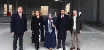 Orta Kaymakamı ve Belediye Başkanı OSB'de yapımı süren gazoz fabrikası gezdi