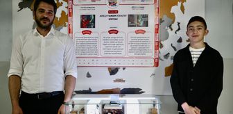 Ortaokul öğrencisi, bina yangınlarında can kaybını önlemeyi amaçlayan 'akıllı tahliye' sistemi geliştirdi