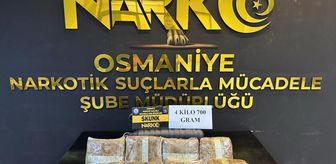 Osmaniye'de 3 farklı araçta 5 kilo 90 gram uyuşturucu ele geçirildi