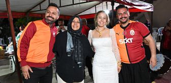 Osmaniye'de düğünde Galatasaray'ın şampiyonluk coşkusu yaşandı