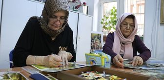 Osmanlı'nın kat'ı sanatı Isparta'da açılan kursta yaşatılıyor
