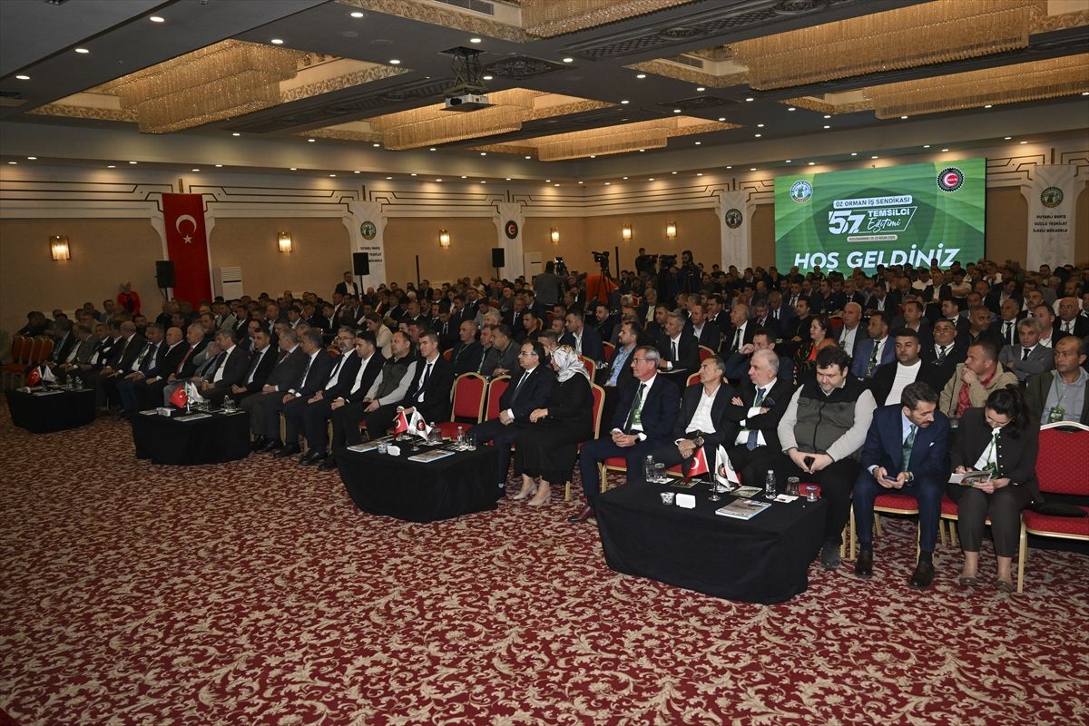 Öz Orman-İş Genel Başkanı Aslan, 57. Temsilci Eğitim Programı açılışında konuştu Açıklaması