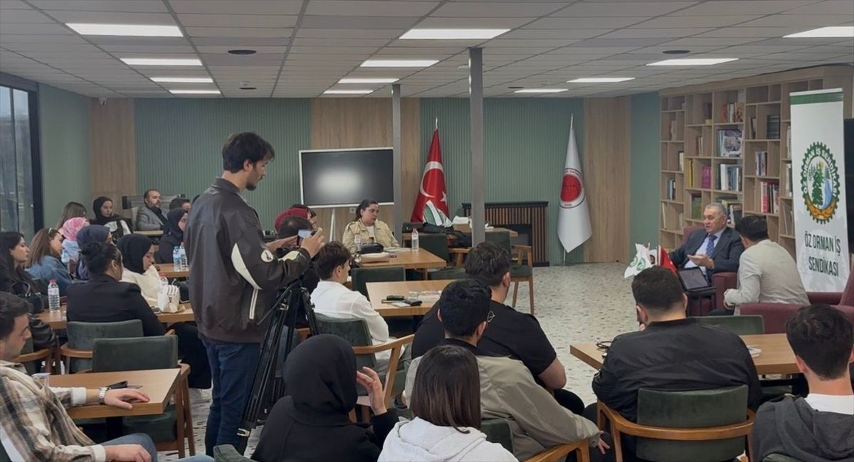 Öz Orman-İş Sendikası Genel Başkanı Aslan, Yozgat'ta öğrencilerle buluştu