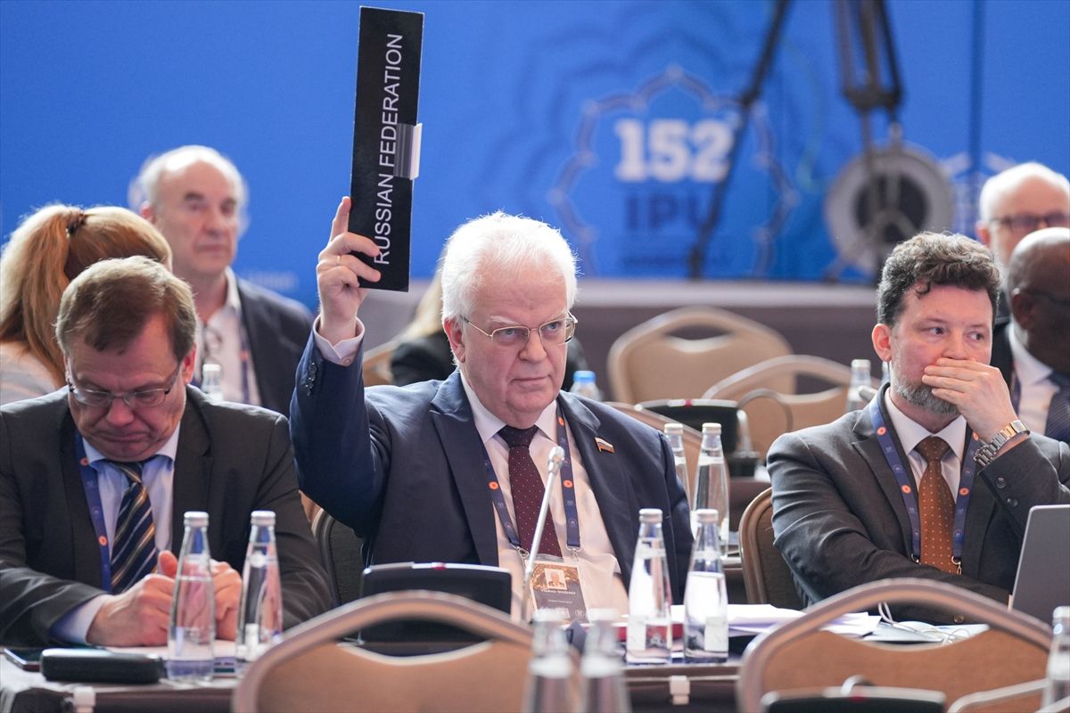 PAB 152. Genel Kurulu'nda çatışma sonrası kalıcı barışın sağlanmasına ilişkin taslak karar kabul edildi