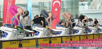 Paletli yüzme şampiyonası ve milli takım seçmeleri Edirne'de yapıldı