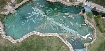 Pamukkale'deki 'Kleopatra Havuzu' yeniden ziyarete açıldı