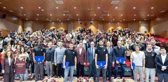 Parmos Bordo BK yönetimi ve oyuncuları öğrencilerle buluştu