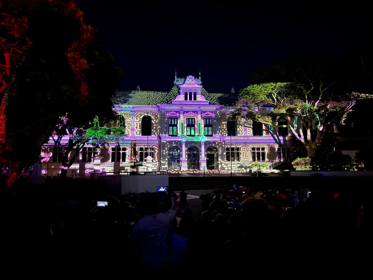 Cape Town şehri, Afrika'nın ilk büyük ölçekli ışık sanatı festivaline ev sahipliği yaptı
