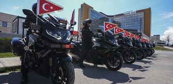 'Polis Haftası' kapsamında Cumhurbaşkanlığı koruma polislerinden hastanede tedavi gören çocuklara ziyaret