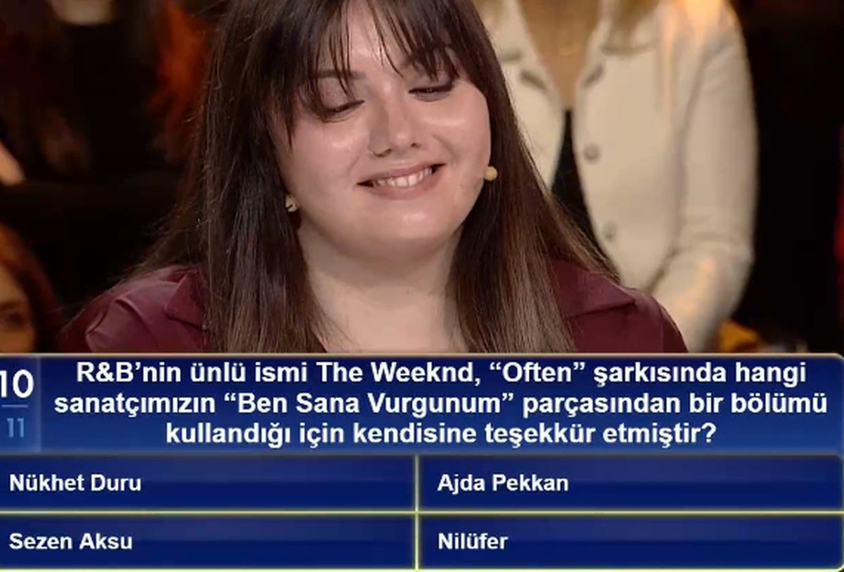 R&B'nin ünlü ismi The Weeknd, “Often” şarkısında hangi sanatçımızın "Ben Sana Vurgunum” parçasından bir bö...
