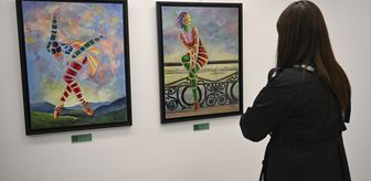 Ressam Nazende Yücel'in 'Yediveren Kadınlar' sergisi Ankara'da açıldı