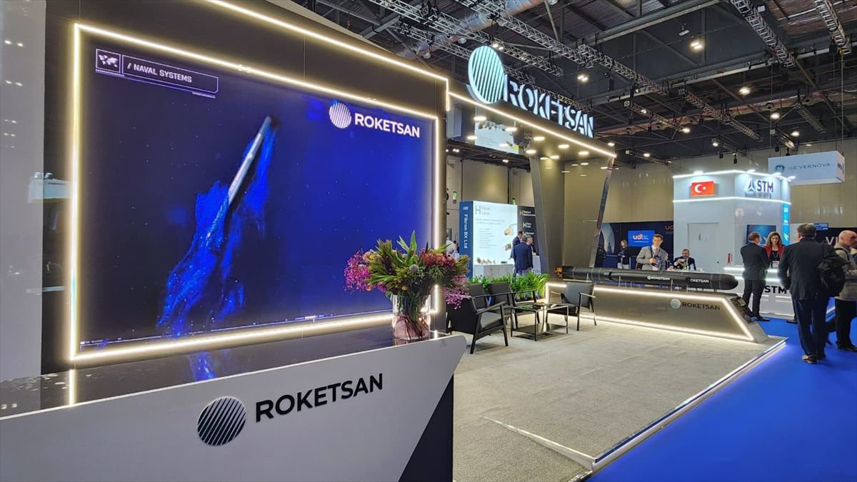 ROKETSAN yeni nesil su altı sistemlerini Londra'da sergiliyor